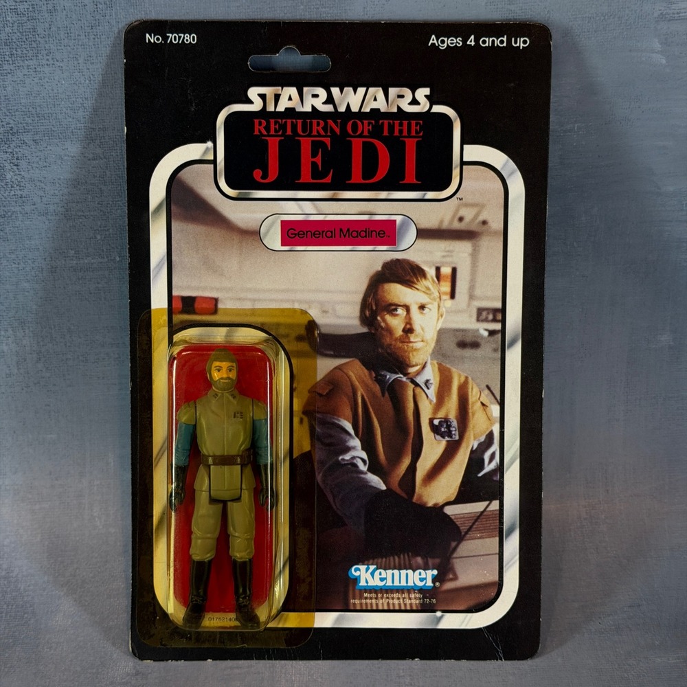 Vintage 1983 Star Wars ROTJ General Madine Kenner Tsukuda Original 65 Back MOC